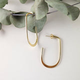 Pendientes dorados mujer ARO DROP FINOS