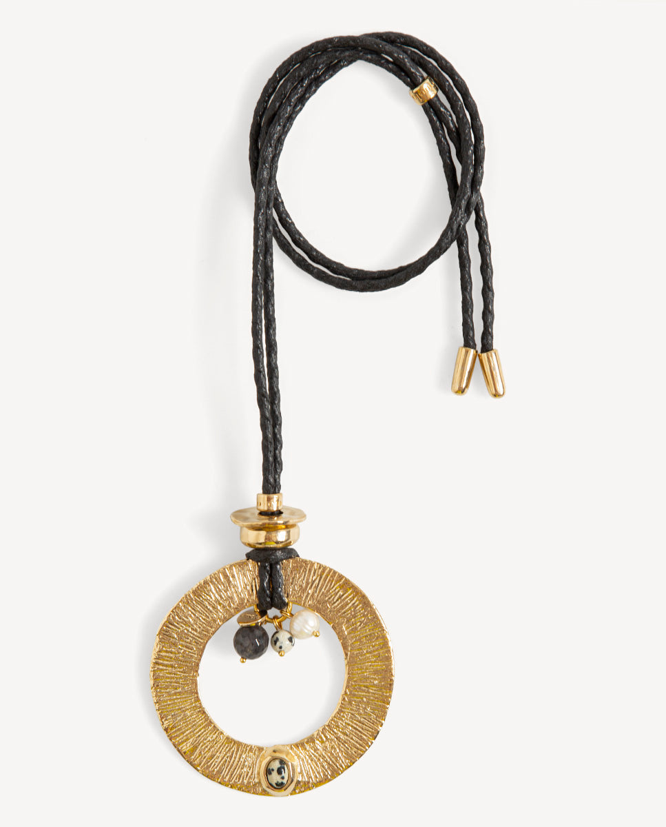 Colar UMBRIA preto — Émolo