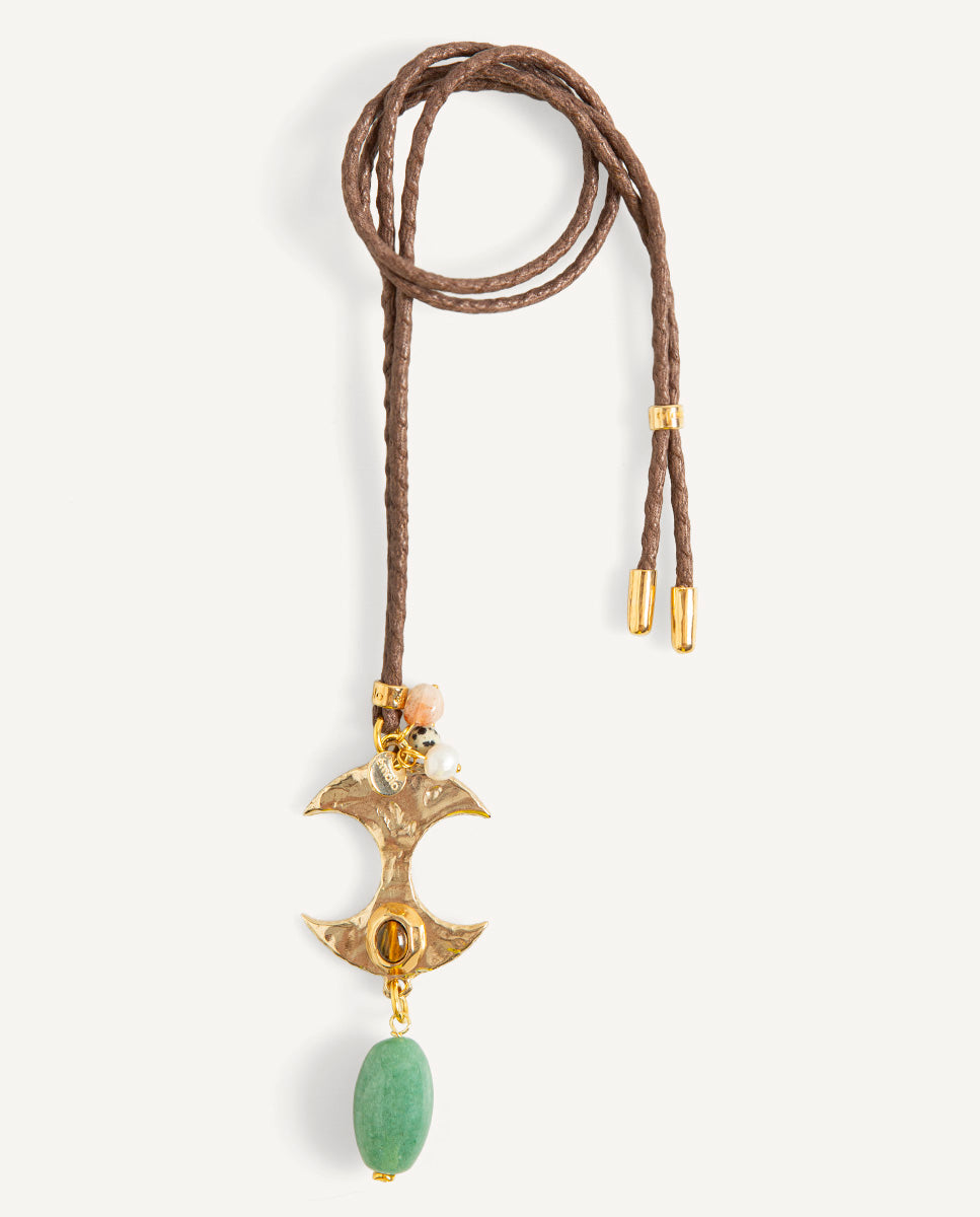 Colar de jade verde ENVY — Émolo