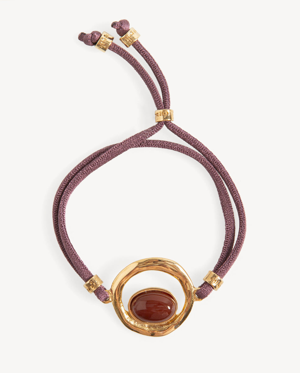 Pulseira de ágata mel SIANNA — Émolo