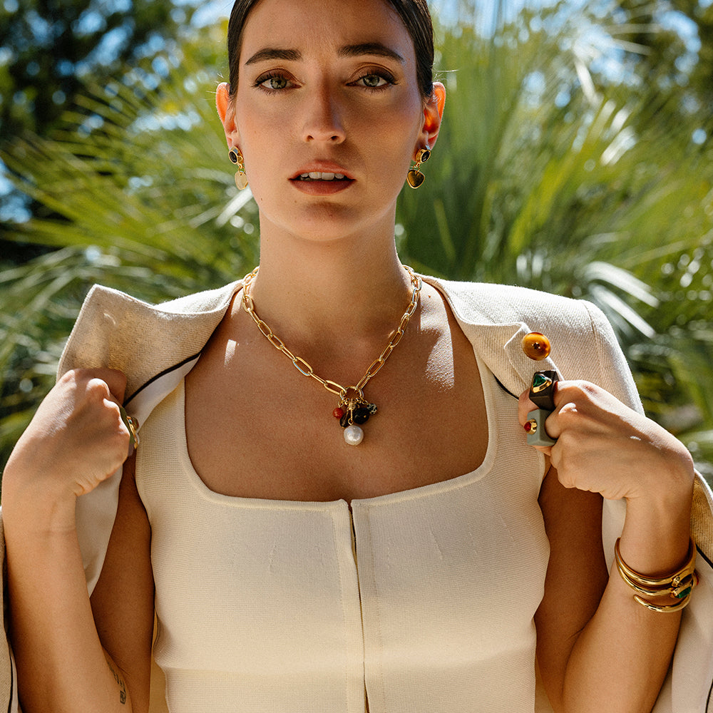 Collar ISSOA Colors Tierra Cadena