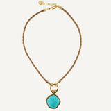 COLLAR COLORES PENTAS ÉMOLO TURQUESA