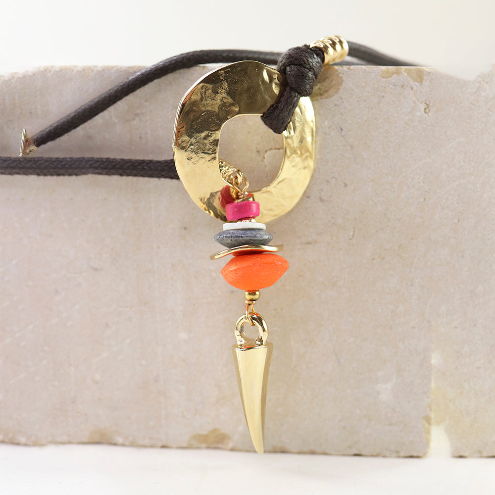 Collar largo multiposición para mujer