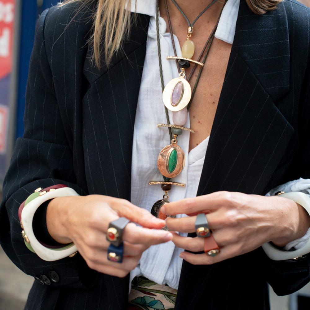 ATIDA monsul ENJOY long necklace