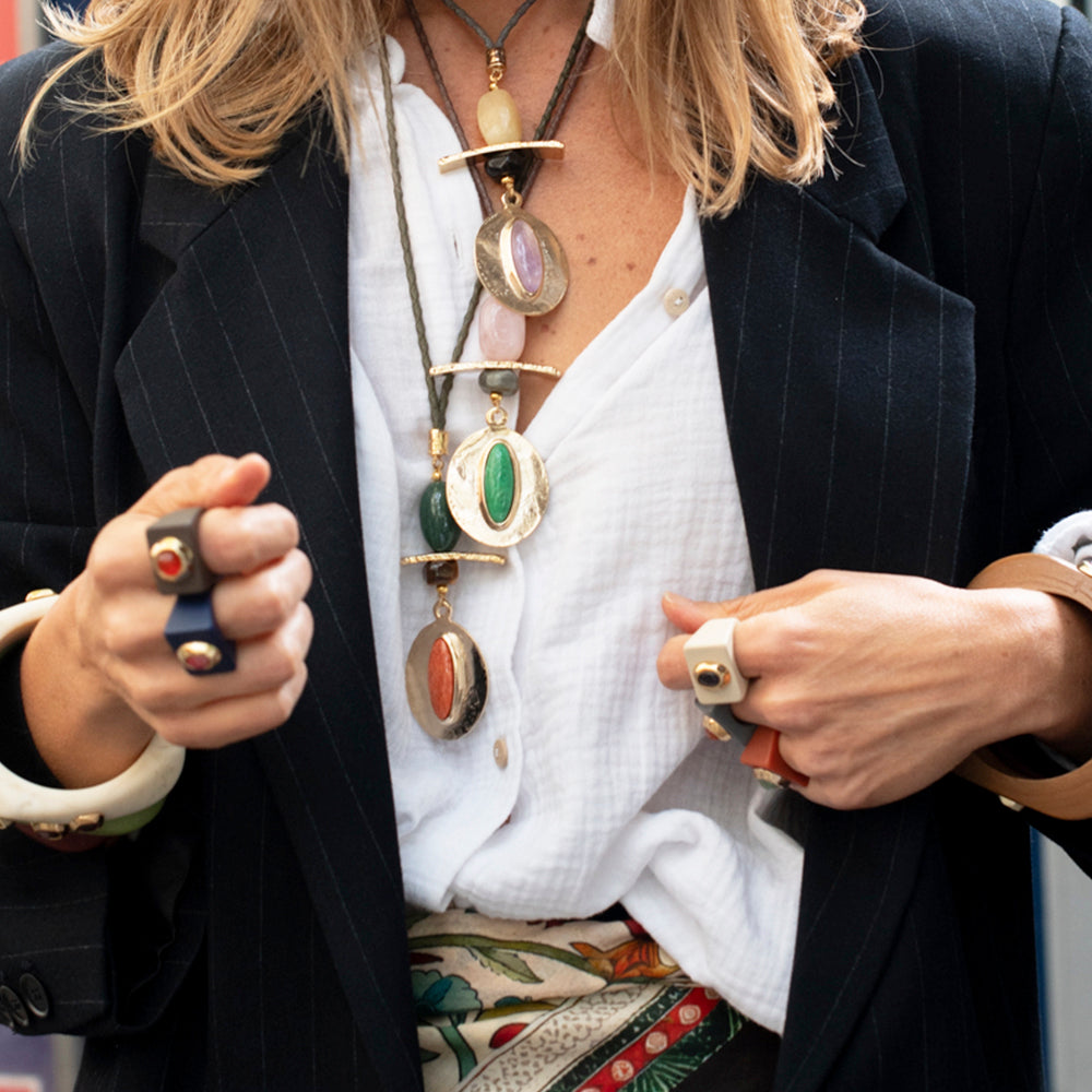 ATIDA monsul ENJOY long necklace