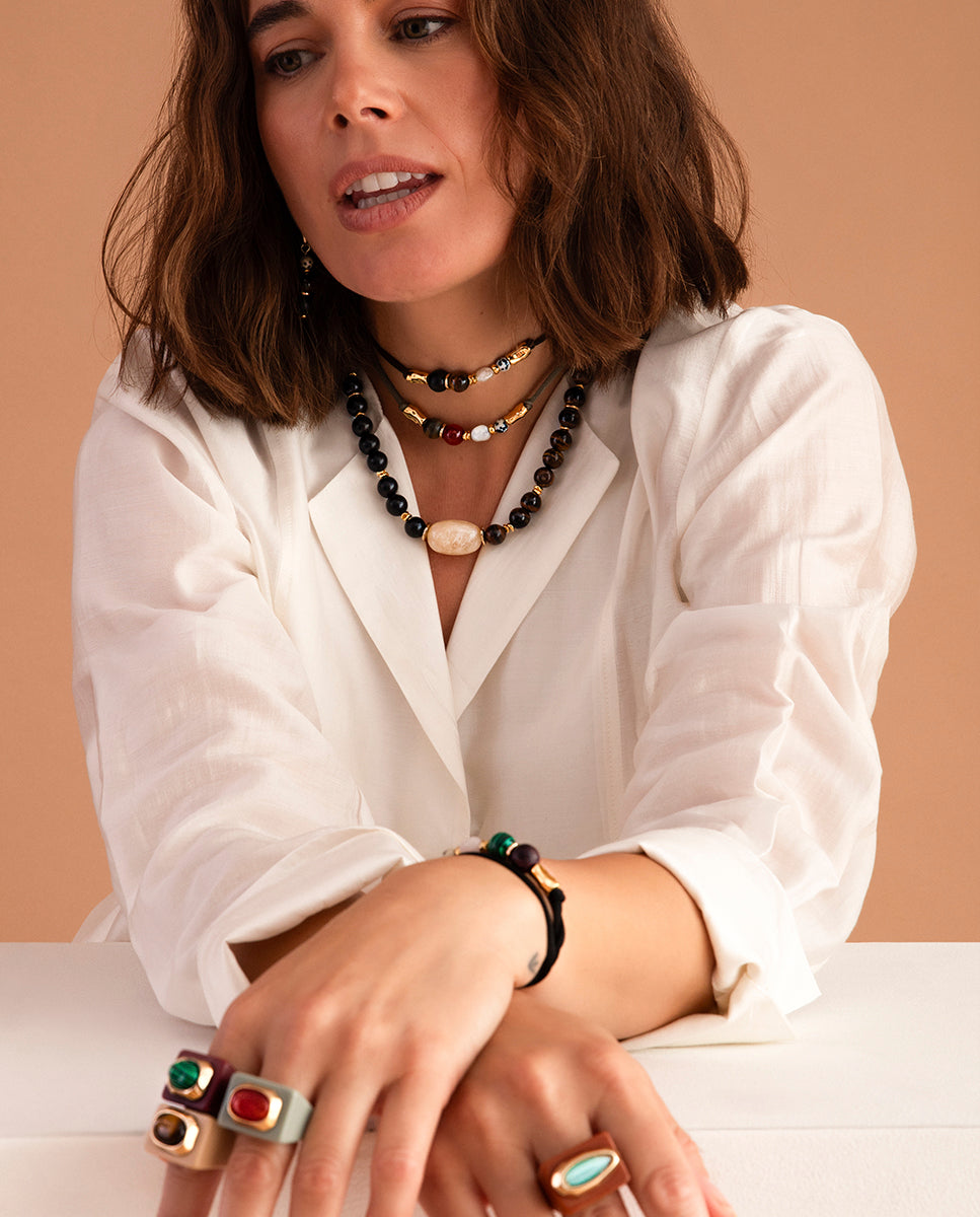 Pulsera ENVY de piedras naturales Emolo
