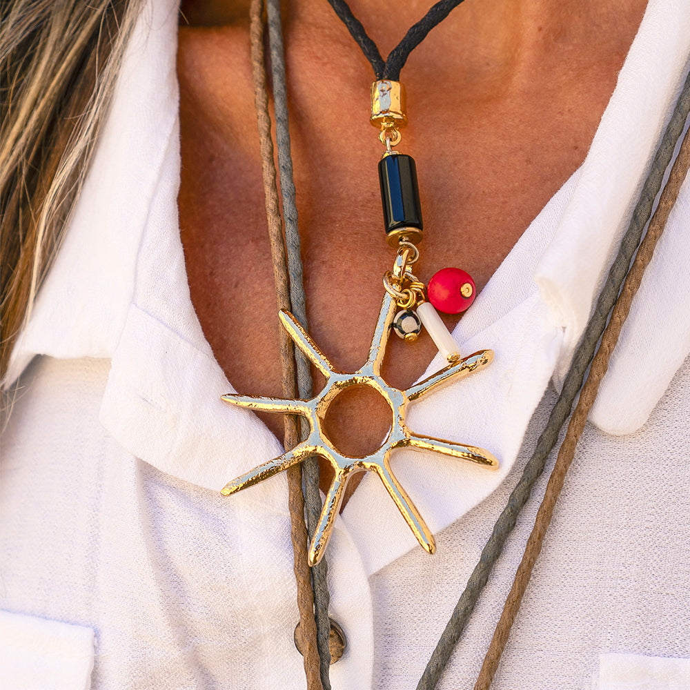 Collar largo ajustable SERENIDAD Sol Monsul