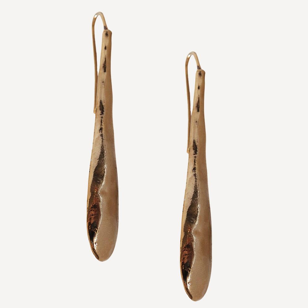 Pendientes para mujer largos dorados