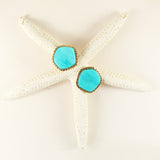 PENDIENTES COLORES ÉMOLO PENTAS TURQUESA