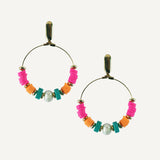 PENDIENTES COLORES FLUOR ÉMOLO AROS