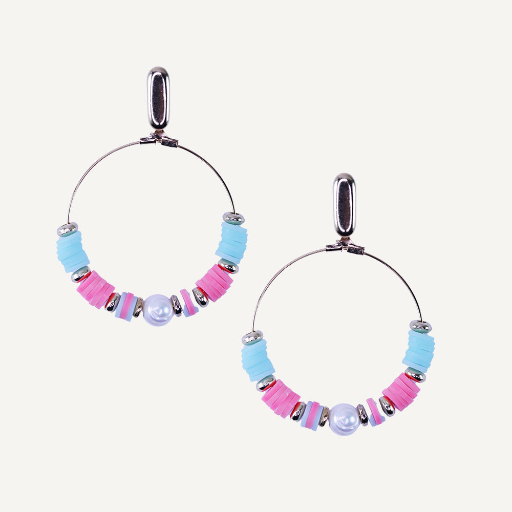 PENDIENTES COLORES PASTEL ÉMOLO AROS