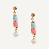 PENDIENTES COLORES PASTEL LARGOS ÉMOLO