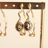 Pendientes dorados mujer SNAKE