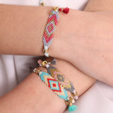 PULSERA AJUSTABLE PIEDRA NATURAL ÉMOLO MIYUKI TURQUESA