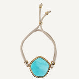 PULSERA COLORES PENTAS ÉMOLO TURQUESA