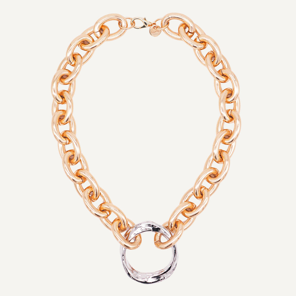 Collar CHAINET ARO-collar cadena corto-Émolo