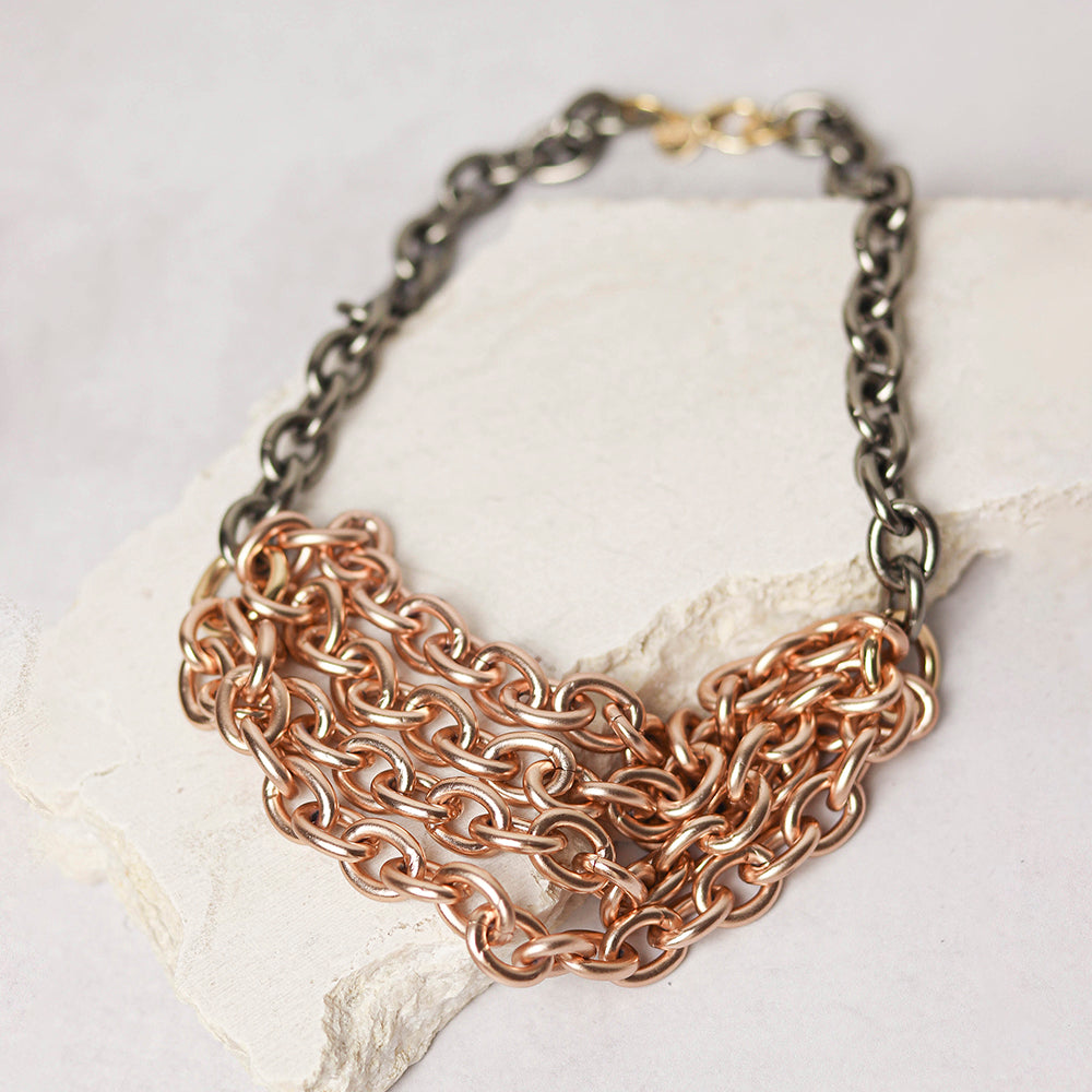 Collar CHAINET Multi-collar cadena corto-Émolo
