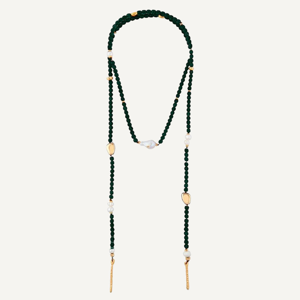 Collar con perla barroca THEA-collar largo-Émolo