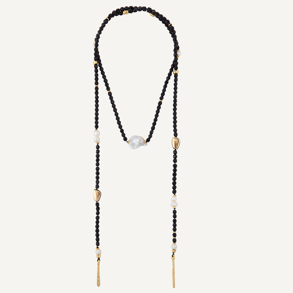 Collar con perla barroca THEA-collar largo-Émolo