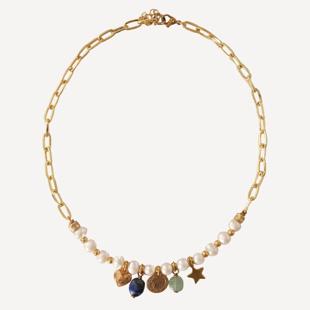 Collar corto FAITH perlas-collar perlas-Émolo