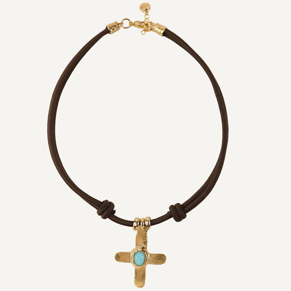 Collar corto mujer cruz MILU CRUZEA-collar corto-Émolo