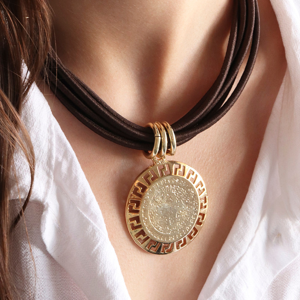 Collar corto mujer Ency MET-collar corto-Émolo