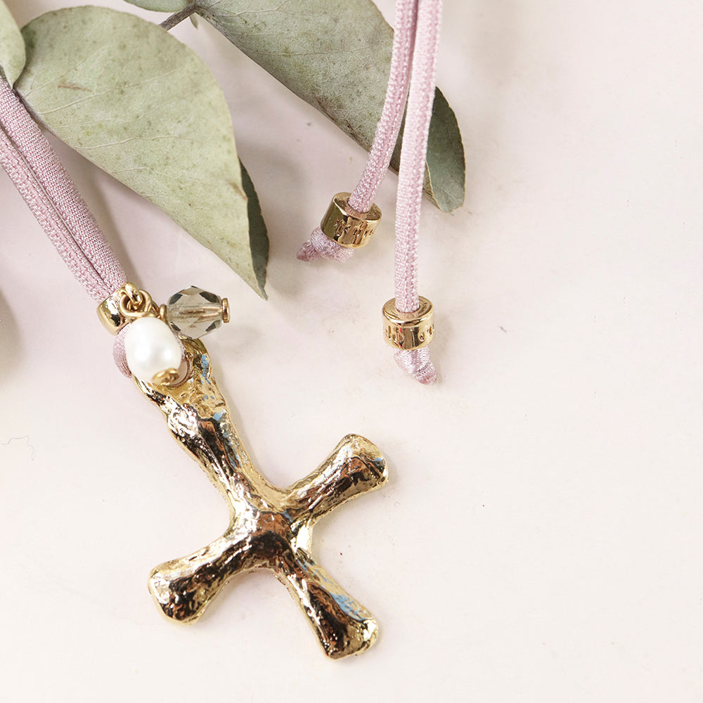 Collier Mini Croix TESSABIT-NECKLACE-Émolo