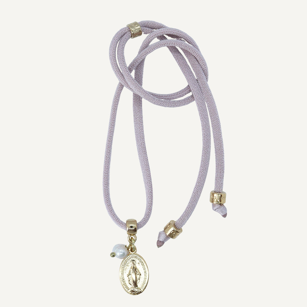 Collar Virgen Milagrosa-dué-Émolo