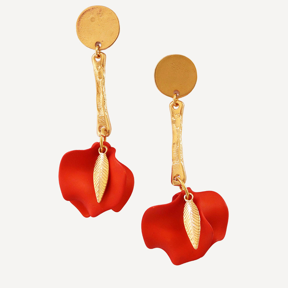 Pendientes BERAKA Palito con hoja-pendientes-Émolo