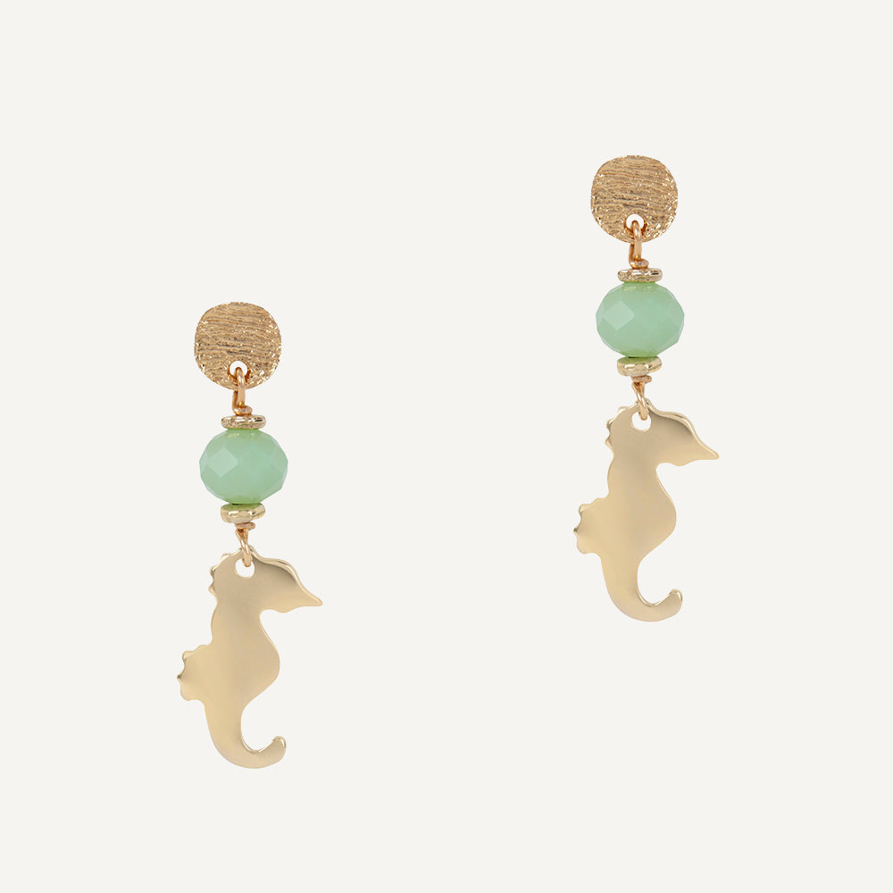 Pendientes dorados para mujer APPY-pendientes-Émolo