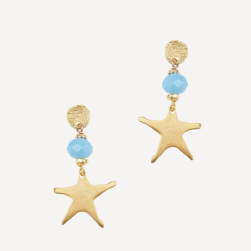 Pendientes dorados para mujer APPY-pendientes-Émolo