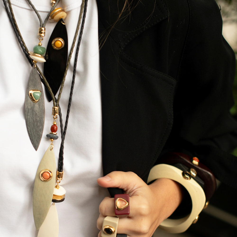 Pendientes SAIRA-collar largo-Émolo