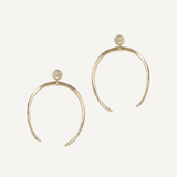 Pendientes con cierre a presión para mujer