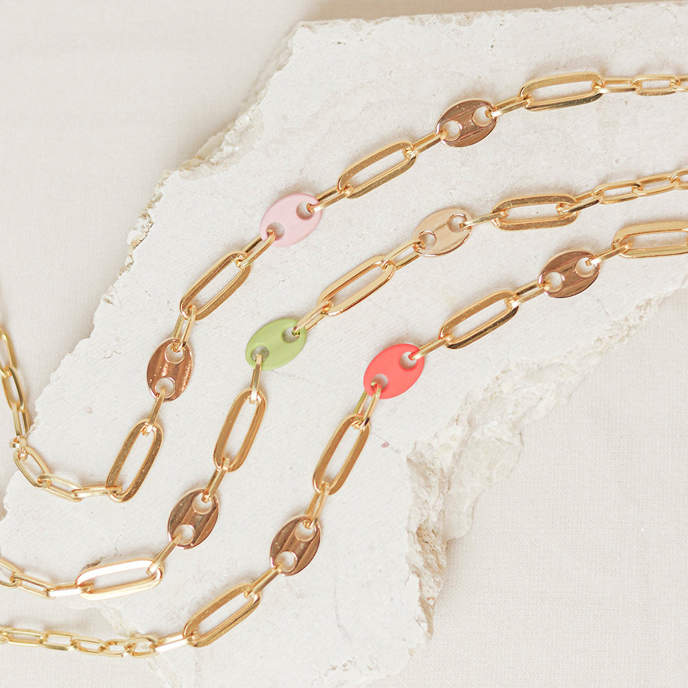 Collares cortos mujer Calabrote-collar cadena corto-Émolo