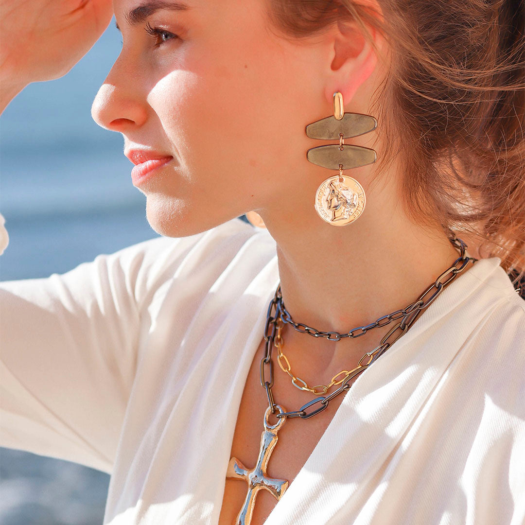 Collares de perlas modernos TESSABIT Herradura-collar cadena-Émolo