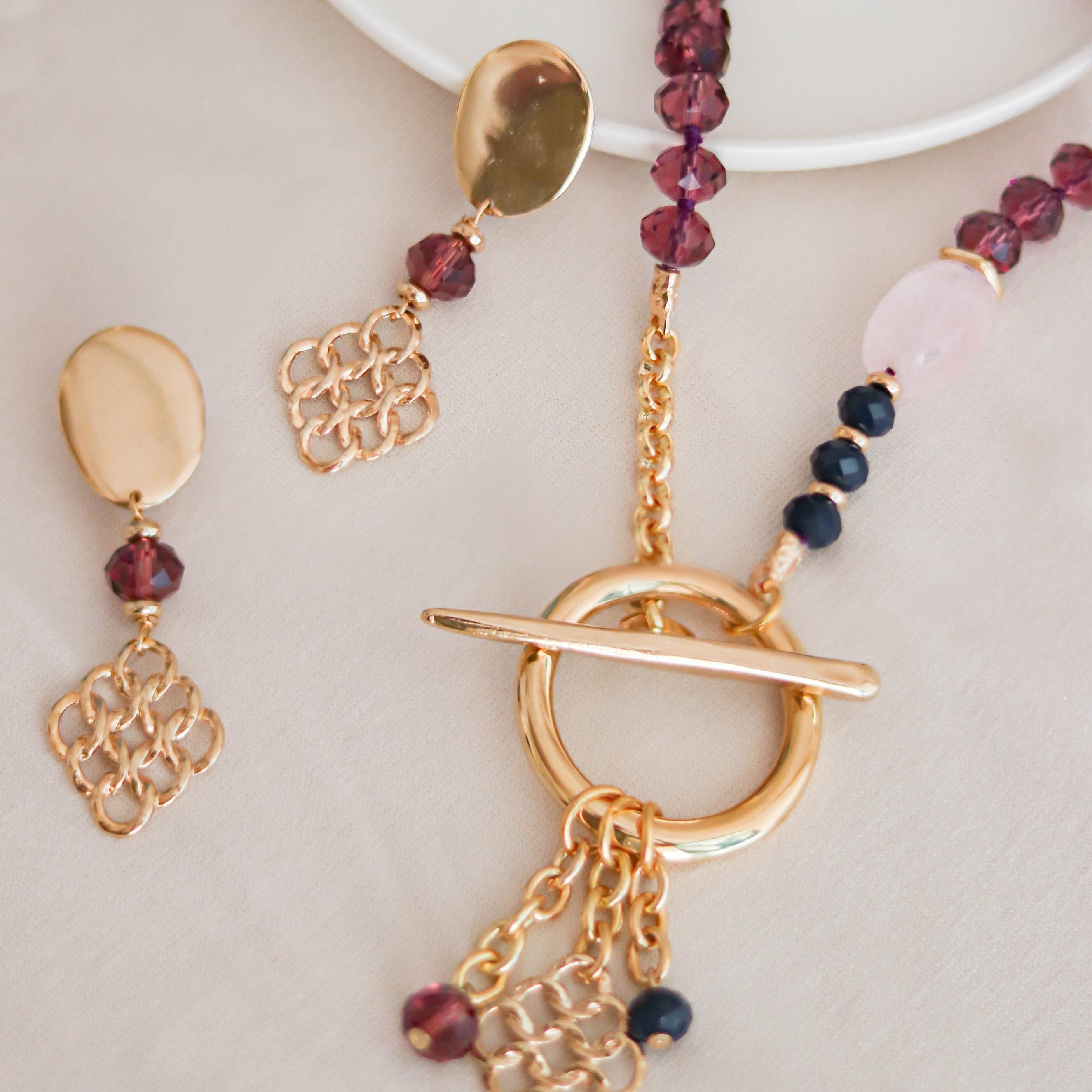 Pendientes ALHAMBRA Cristal-pendientes con piedras-Émolo