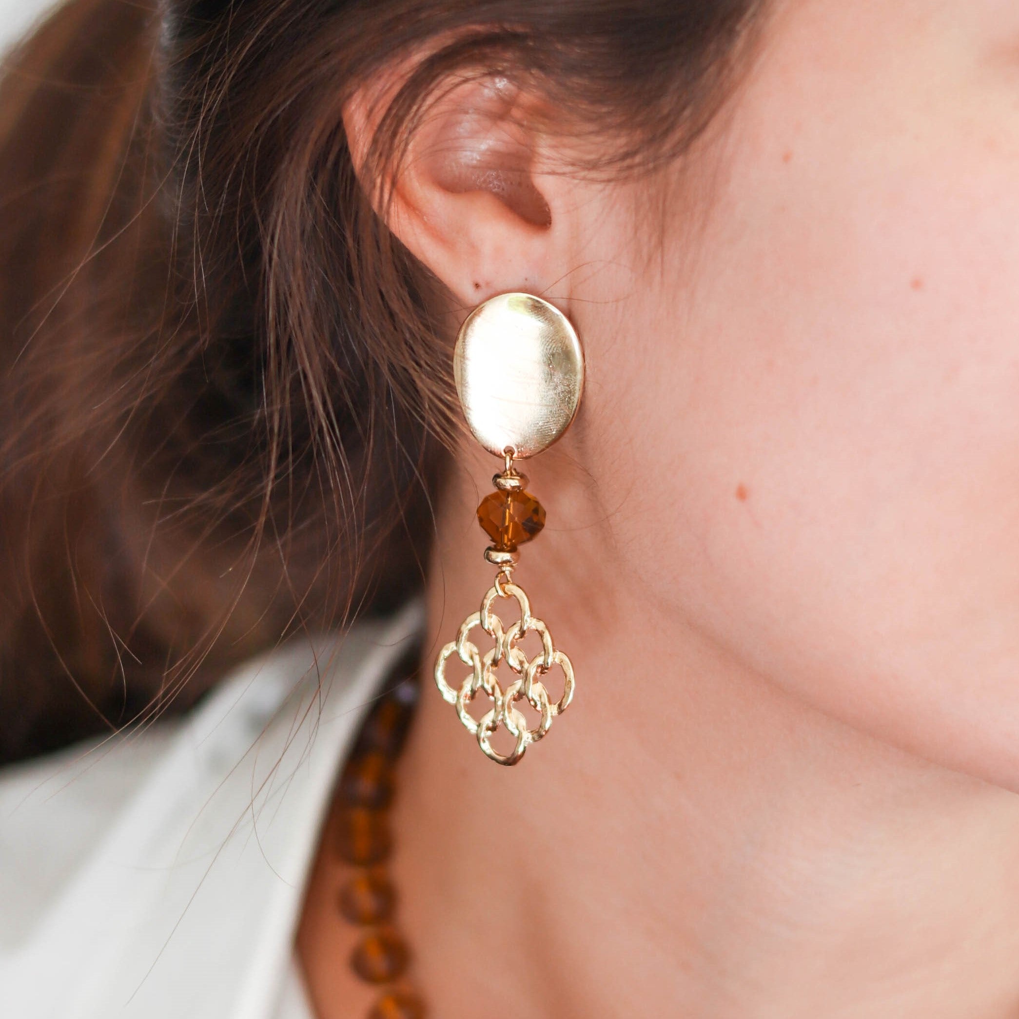 Pendientes ALHAMBRA Cristal-pendientes con piedras-Émolo