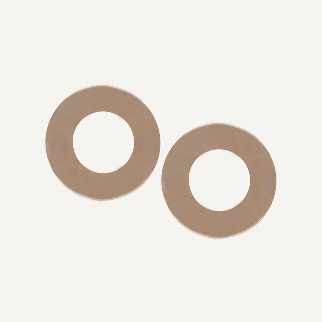 Pendientes Paltie lisos-pendientes aro-Émolo