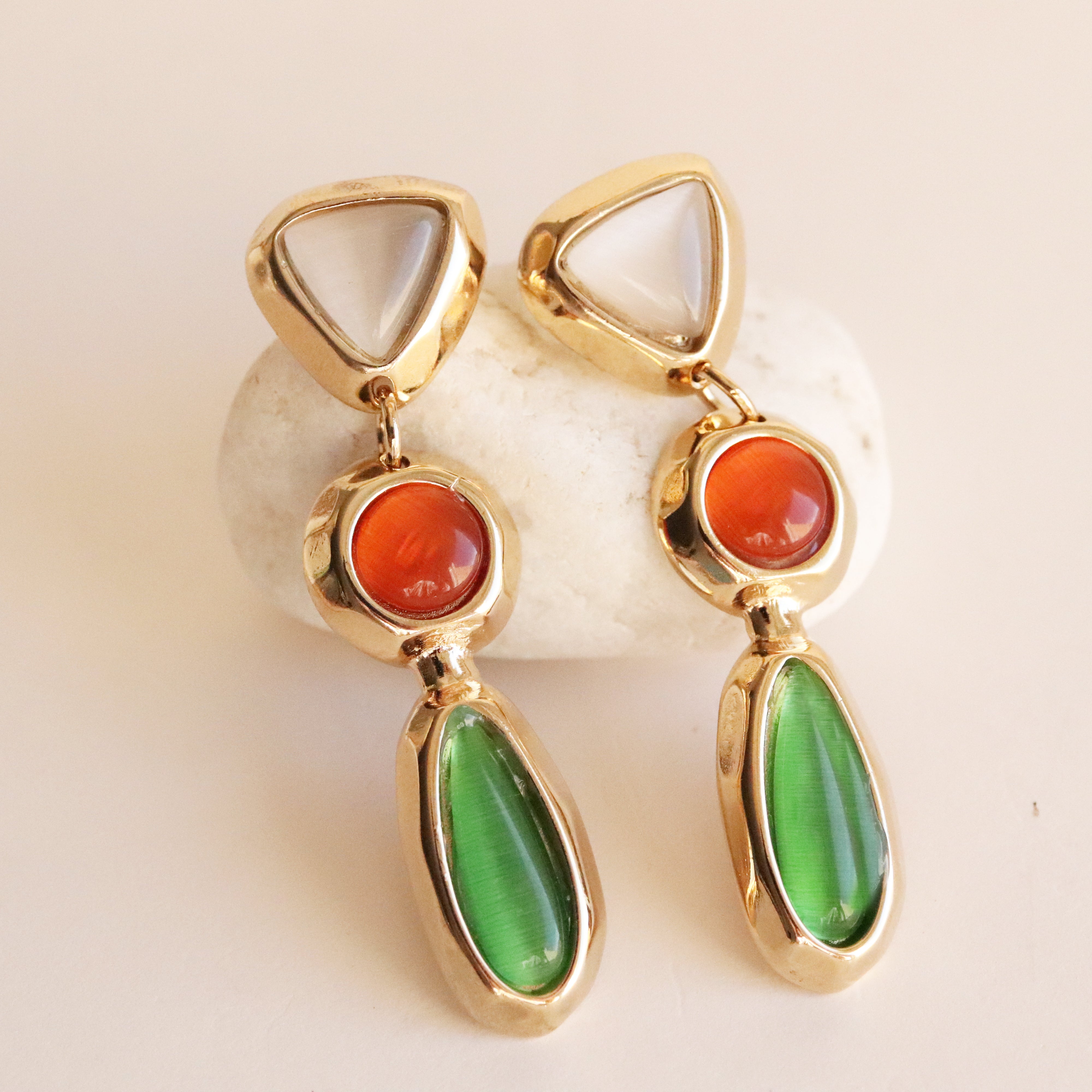 Pendientes Event Emerald Triangle