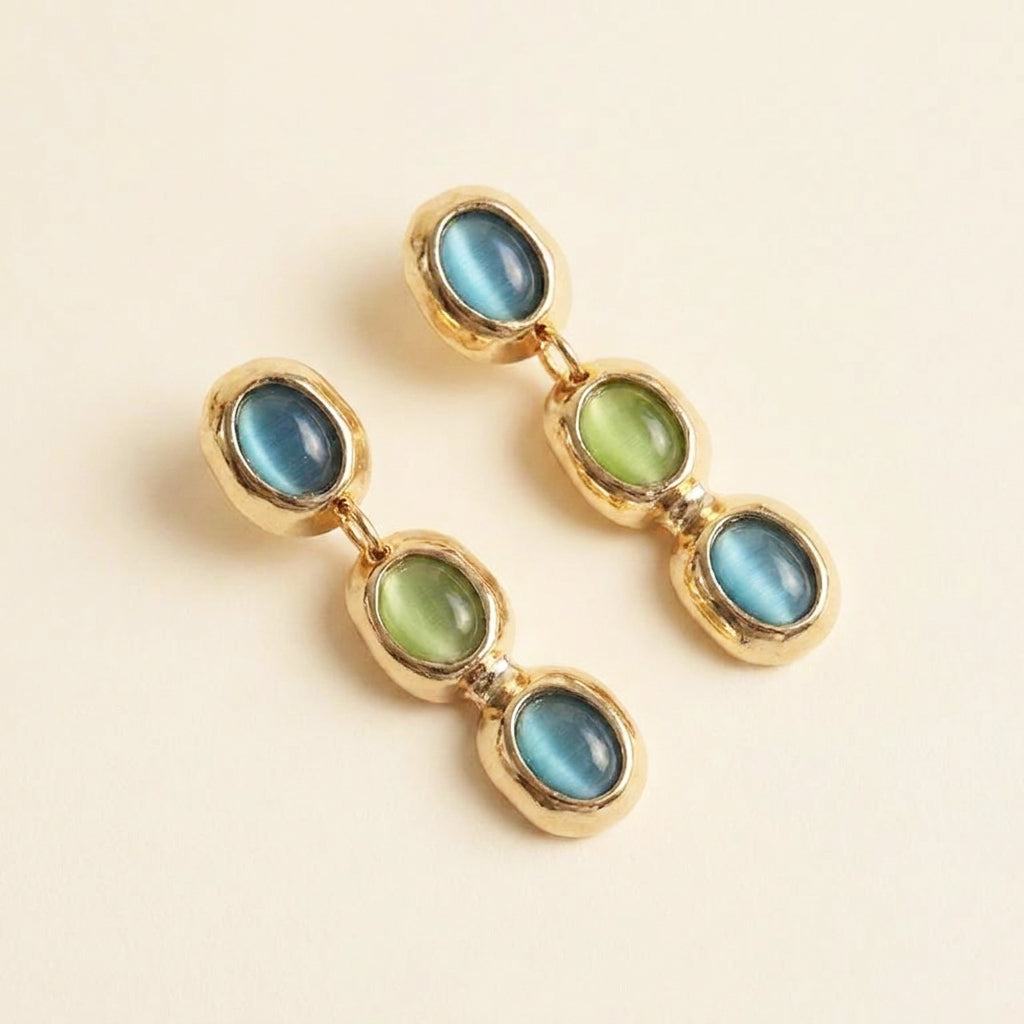 Pendientes Event Azure Oval