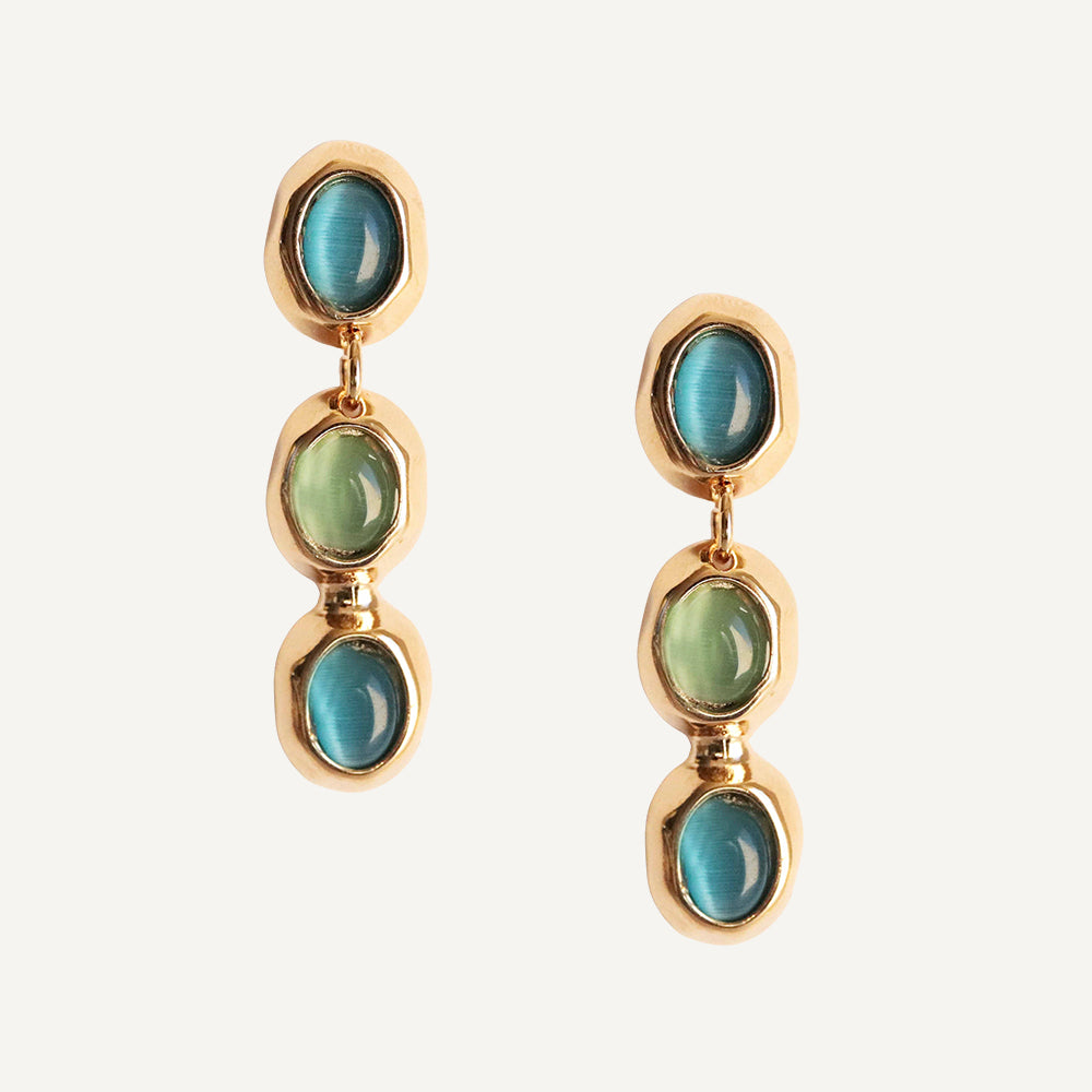 Pendientes Event Azure Oval