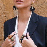 Pendientes BERAKA pétalo grande