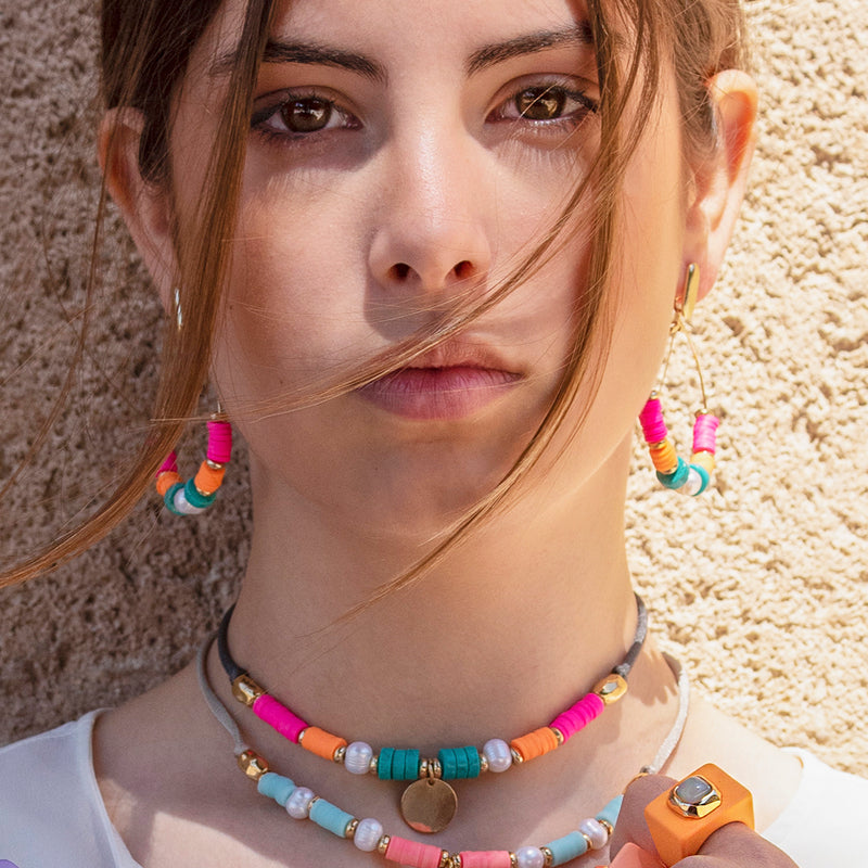 COLLAR AJUSTABLE FLUOR COLOR ÉMOLO