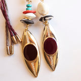 Collar largo ajustable para mujer