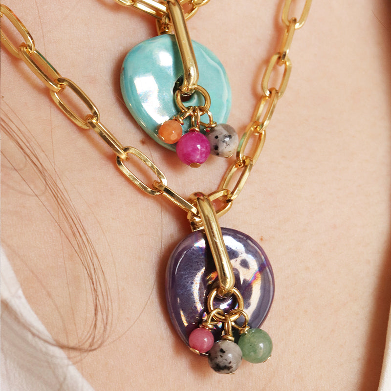 Collar CLAY corto cadena