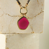 COLLAR COLORES PENTAS ÉMOLO FUCSIA