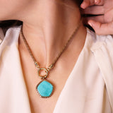 COLLAR COLORES PENTAS ÉMOLO TURQUESA