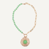 COLLAR CRISTAL VERDE ÉMOLO