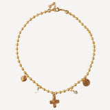 Collar corto FAITH CADENA BOLITAS