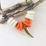 Collar Kiana largo ajustable toque étnico para mujer 